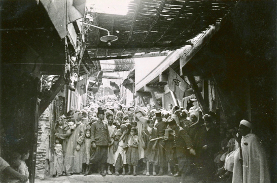 Médina 1940 Visite sultan et Noguès copie (1)