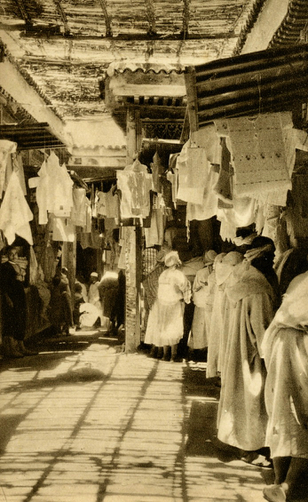 Souk aux tissus